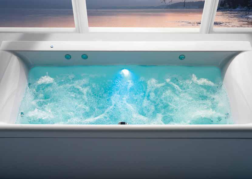 32 WHIRLPOOL C-Lenda: Low Profile Ergonomic Design. The Future of Whirlpool Technology The C-Lenda Whirlpool system is the most technologically advanced system available on today s market.