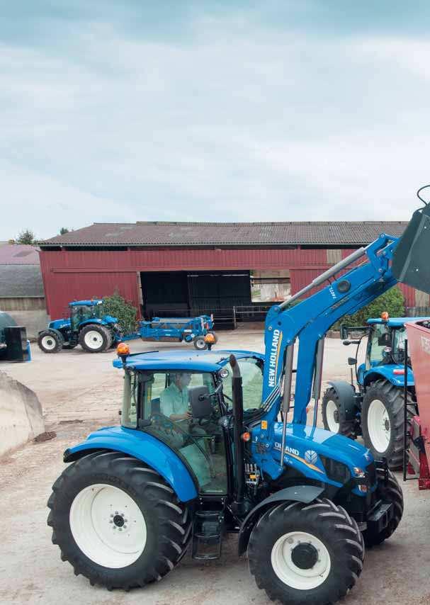 2 3 A NEW BREED OF TRACTORS FOR FUTURE FOCUSED FARMERS MAXIMUM VERSATILITY New Holland knows that the T5 will be used in a wide variety of applications, so it has been engineered by design to offer