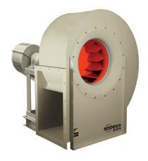 CMRS-X CMRS-X Belt-driven centrifugal fans with belt and pulley guard to ISO 13857 Fan: Steel scroll housing Backward curved, robust steel impeller, designed to transport clean air or air with