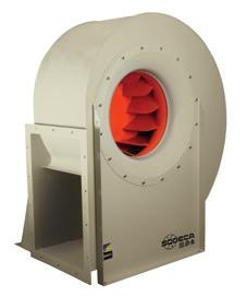 CMRS CMRS Robust, centrifugal, single inlet, medium pressure fans with backward curved impeller Fan: Steel scroll housing Backward curved, robust steel impeller, designed to transport clean air or