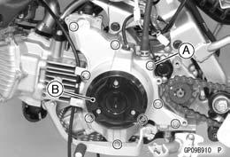 15-20 ELECTRICAL SYSTEM Charging System Alternator Cover Removal Drain the engine oil (see Engine Oil Change in the Periodic Maintenance chapter).