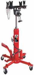 CAPACITY AIR HYDRAULIC TELESCOPIC TRANSMISSION JACK MODEL 3190SS The AFF 1/2 Ton capacity Air/Hydraulic Transmission Jack combines an air-operated first stage for maximum speed with a hydraulic