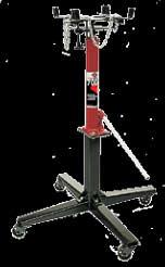 Universal head provides forward, back and side tilt Fully adjustable universal saddle with spring-loaded corner brackets for easy tool-free adjustment Use this jack to remove and  WIDTH WEIGHT 3190B