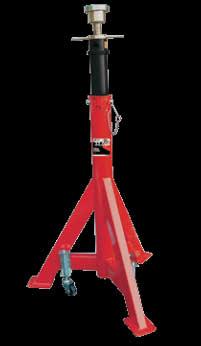 AFF Super Heavy Duty Truck Stands are designed for truck and bus support. Spring loaded caster wheels allow for easy positioning and portability.