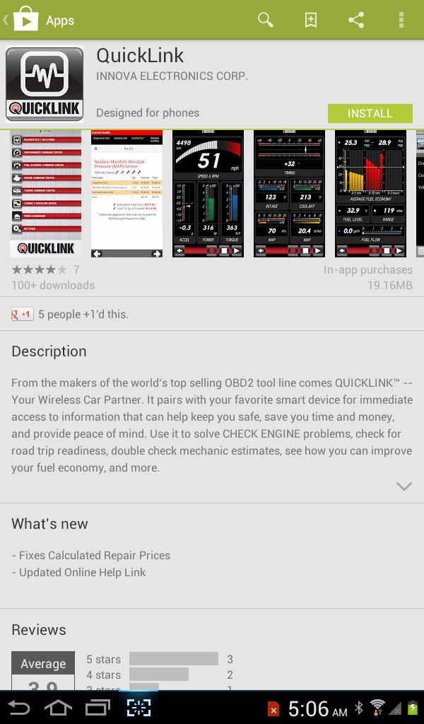Getting Started DOWNLOADING THE QUICKLINK APP LAUNCHING THE QUICKLINK APP DOWNLOADING THE QUICKLINK APP The QUICKLINK App is available for free download from the Play Store.
