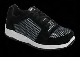 STAY ACTIVE STROBE 10827 SUEDE COMBO BLACK/WHITE-1R GALAXY 10826 KNIT