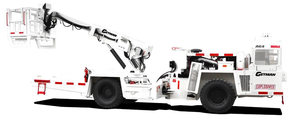 Getman A64 Boom Trucks are designed to provide safe and reliable boom and basket trucks for performing a variety of tasks throughout