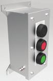 Z A H LO C STANDARD SIZE 1c STAINLESS STEEL CONFIGURATIONS The control stations on this page are the most commonly used configurations, including combinations of pilot lights, push buttons, rotary