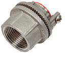 The MC cable gland is designed for use with jacketed interlocked, continuously corrugated and welded armor cable.