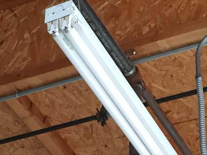 SAVE THESE INSTRUCTIONS FOR FUTURE REFERENCE NOTES: 1. Upgrade Kit is for installation in a common 4 or 8 dry or damp location fluorescent strip fixture.