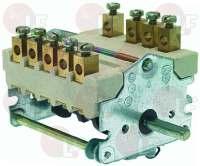 POSITIONS 3057023 SELECTOR SW ITCH 0-6 POSITIONS contact capacity 16A 250V - max 150 C contact capacity 32A 250V - max 150 C