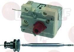 Thermostats 3744002 SINGLE-PHASE THERMOSTAT 230 C 3444361 SINGLE-PHASE THERMOSTAT 50-320 C with manual reset D-shaped pin ø 6x4.