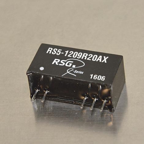 2.0W Regulated RS5/RD5-R20/RD20 8 Pin SIL/ 16Pin DIL Package Wide 2:1 Input Range 1000VDC Isolation Up to 3000VDC Isolation Continuous Short Circuit Protection Efficiency up to 80% Operating