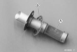 Install the spark arrester into the rear end of the muffler, and tighten the spark arester mounting bolts