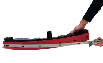 The S-20 s squeegee blades have four usable edges. 3 Blade exchange is completely tool-free for fast, easy maintenance.