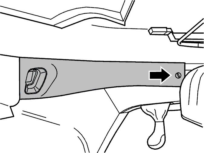 "VCC146099 EN 20090331" 11(12) illustration. Fold the floor carpet out of the way. Removing the suspension module (SUM) Remove the 2x M8 screws. Disconnect the 2x connectors.