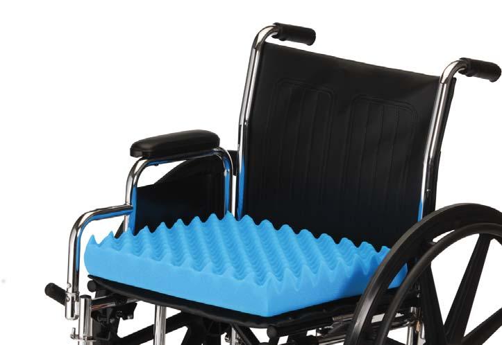 CUSHIONS Back Foam Wheelchair Cushion with Lumbar Support port & Stabilization Board 2611-BK HCPCS # E2611 Non-flammable and cover is washable and waterproof Stabilization board prevents wheelchair