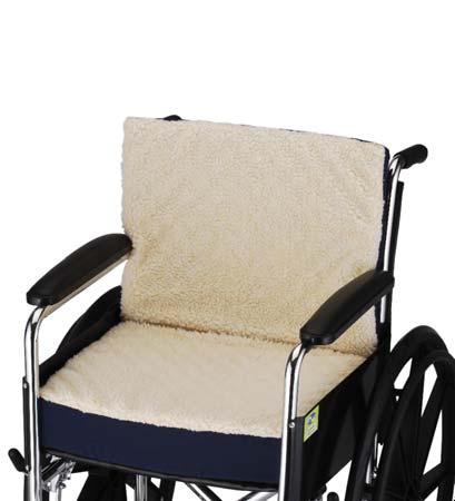 Foam Cushion 2657-3/ 2658-3 Provides support and pressure relief Convoluted foam improves weight distribution and air circulation 3 seat cushion with connected 2 thick back fits most chairs and