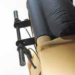 of the backrest and footplate movements to provide additional posture and