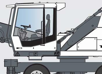 4-point stabilizers Undercarriage equipped
