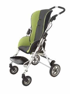 adjustable push handle Easily folds to a compact size Headrest Backrest extension Canopy Heel loop / ankle cuffs Pixi is a light, nimble rehab buggy with a comfortable seat and range of accessories.