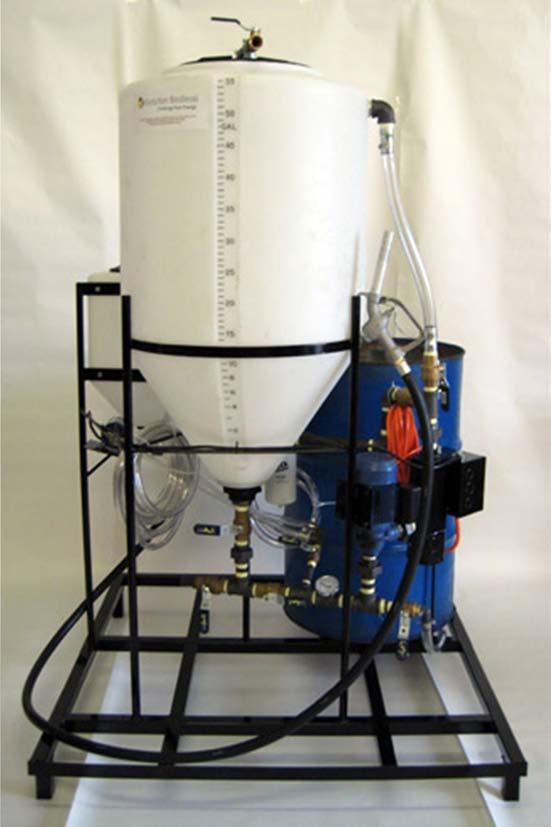 Development of Solution Base Unit from Evolution Biodiesel Mega-Ester 40 gallon processor ($3,668) Up to 14 hours to process Manual operations Operator training