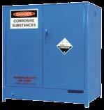 Class 8 Corrosive Substances Standard Features: Flagship range of safety cabinets 25% heavier gauge materials than minimum requirement Venting option with built-in flash arrestors Adjustable shelving