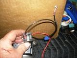 5 5. Attach black pump wire to common ground with an