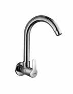 TAPS COS-103347 Sink Cock with Swinging Spout (Wall