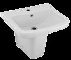 AIS-WHT-101801 Wall Hung Basin with Fixing Accessories Size: 500x410x180 mm MRP: Rs.
