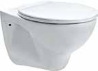 SANITARYWARE ECS-WHT-951N Wall Hung WC with PP Normal Close Seat Cover, Hinges, Accessories Set Size: 360x535x370 mm MRP: Rs.