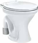 ECS-WHT-751PS Bowl for Coupled WC with PP Soft Close Seat Cover, Hinges, Fixing Accessories Set Size: 370x640x780 mm, P Trap-180 mm MRP: Rs.