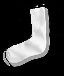 Comfortable and durably made 83891 Pro Feet 3-Pack Crew Socks Comfortable, durable and easy