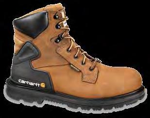 Steel-Toe Work Boot Rugged flex outsole provide traction in any environment Cement construction Ortholite insoles for