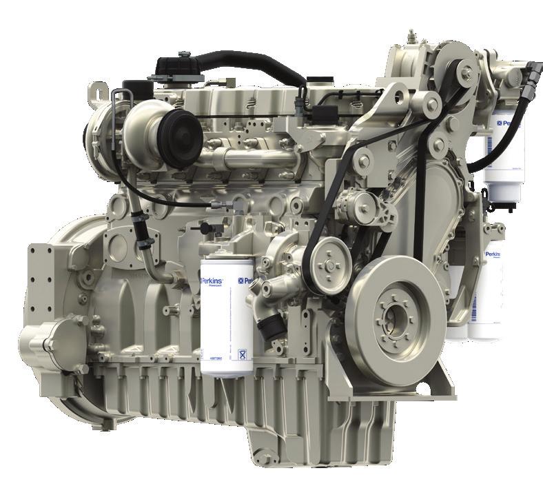 The Perkins 1706D-E93TA is a 6 cylinder, 9.3 litre engine that produces up to 310 kw (416 hp) of power and 1810 Nm (1335 lb-ft) of torque out of a compact, lightweight package.