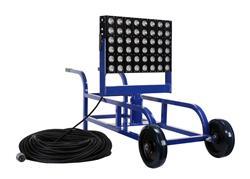 500 Watt Portable LED Work Area Light Cart - 100 ft cord -