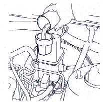 4. BLEED THE BRAKE SYSTEM. (a) Fill the brake master cylinder reservoir. (b) Bleed the brake system in the following sequence to remove any air from the system. 1. Right Rear 2. Left Rear 3.