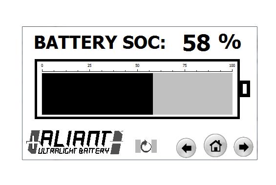 ALIANT 4,3 ACCESSORIES Extremely bright battery display!