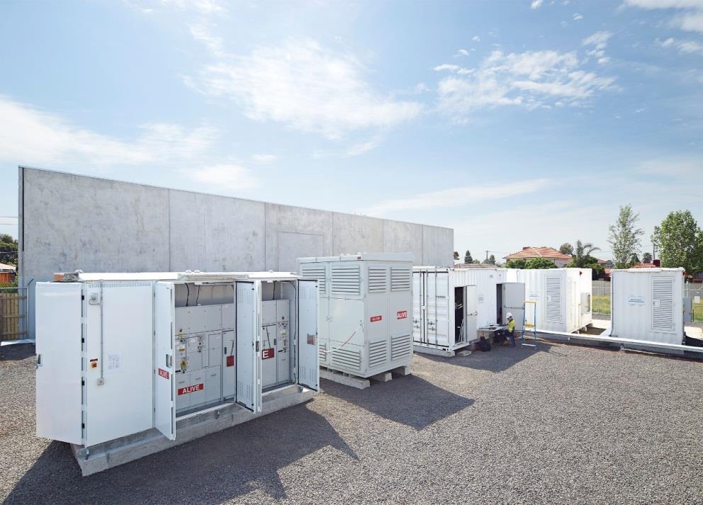 Grid-scale storage AusNet Services implemented its first grid scale energy storage facility in 2013 The market for grid-scale storage is maturing rapidly, but still not fully standardised or