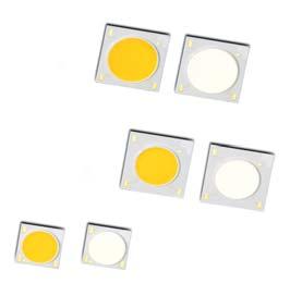 Technical Notes LED built-in module for integration into luminaires Dimensions: 19x19 mm, 28x28 mm Light emitting surface (LES): 14 mm, 17 mm, 20 mm Use of external LED constant current driver