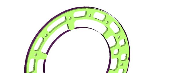 Shape of full disc Figure 5: Optimized design of adjustment ring 6. ACTUATOR 6.