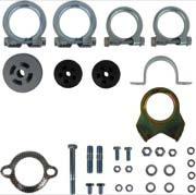 : 1014039, P1800ES: all models 1007526 270705 Mounting kit, Exhaust system 57,24