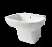 sensible sophistication PEDESTAL LAVATORY Dimensions: 23-5/8 x 19-11/16 MIRED351WH Single-hole lavatory (white)