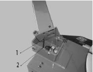 Clean the assembly and lubricate with oil. fig.3 fig.4 5.3.2. Remove the fixing screw fig.4.1, remove the side panel fig.4.2. 5.3.3. Remove the fixing screw fig.4.3, remove the tool box.