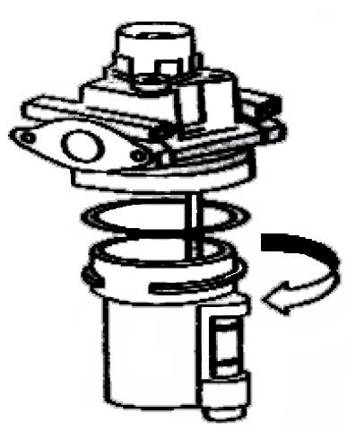 Press down the right side of the tyre as hard as possible and operate the turntable pedal fig.2.11 to rotate the turntable clockwise to guide the lip into the wheel. fig.26 fig.27 6.2.4.