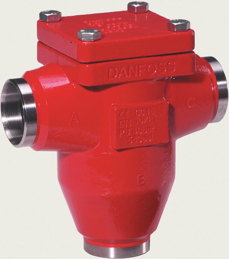 Data sheet Temperature regulatg valve Type ORV ORV are 3-way dustrial valves for matag a constant oil temperature gas compressor systems, by mixg hot and cold oil the lubricatg system of e.g. screw or turbo type compressors.