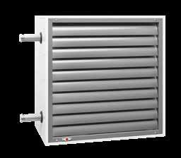 LH-EC / LH AIR HEATER DESCRIPTION 5 types of Cu/Al heat exchanger for each air heater size for pumped warm water PWW, pumped hot water PHW or steam Alternative: Steel/zinc-plated heat exchanger 4