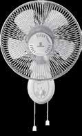 SW 12 wall fan Normal Range 300 50 1350 55 Stylish & contempory look Jerk free & smooth oscillation Superior air delivery & air blast Thermal