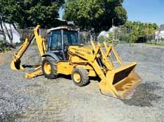 STEER LOADER AND BROOM 2006 CATERPILLAR Model 257B Crawler Skid Steer, s/n SLK05046, powered by Cat 3024C diesel engine and hydrostatic drive, equipped with 67 GP bucket, enclosed ROPS cab with A/C,