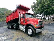 NO MINIMUMS NO RESERVES 2005 MACK Model CV713 Granite Tri Axle Dump Truck, powered by Mack E7, 427HP diesel engine and Maxitorque ES 13 speed transmission, equipped with J&J 17 6 heated dump body